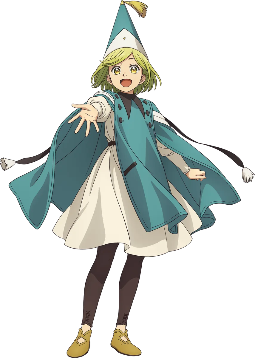Official anime character art of Coco from Witch Hat Atelier
